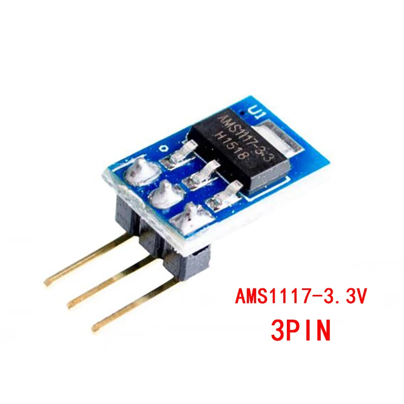 5 unids/lote AMS1117 1,2 V 1,5 V 1,8 V 2,5 V 3,3 V 5V módulo de fuente de alimentación AMS1117-5.0V módulo de potencia AMS1117-3.3V - imagen 5