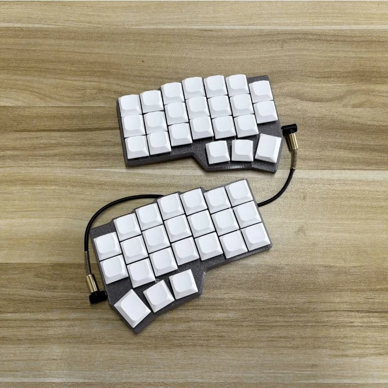 Teclado dividido con cable Corne Choc, teclado dividido ergonómico personalizado de perfil bajo, teclado dividido de modo único para teclado VIAL izquierdo y derecho - imagen 4