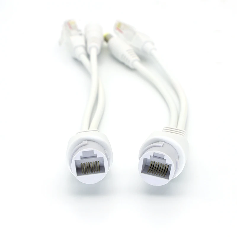 Cable POE de alimentación pasiva a través de Ethernet, Cable adaptador POE, divisor impermeable, módulo de fuente de alimentación del inyector, 12-24v para cámara IP ﻿ - imagen 4