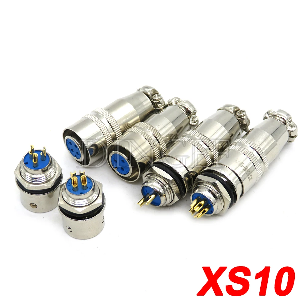 XS8 XS9 XS10 XS12 Conector de aviación conector rápido circular push-pull 2PIN ~ 6PIN contacto chapado en oro enchufe macho y hembra - imagen 4
