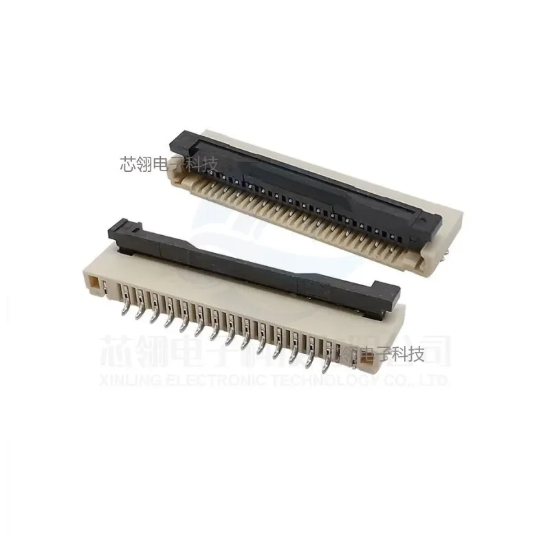 Cable plano flexible de 10 piezas, conector FFC/FPC de 1,0 MM, conexión inferior tipo solapa, 4/6/8/10/14P/20P-30P - imagen 3