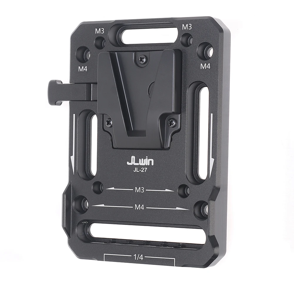 Placa de batería de montaje en V, placa de batería de montaje en V para fuente de alimentación, divisor de fuente de alimentación, cámaras DSLR, videocámaras