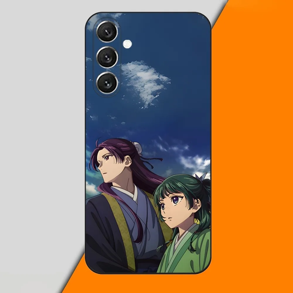 Funda de teléfono Apothecary Diaries Maomao para Samsung S24, S21, S22, S23, S30, Ultra, S20, Plus, Fe, Lite, Note, 10,9,5G, funda suave negra - imagen 3