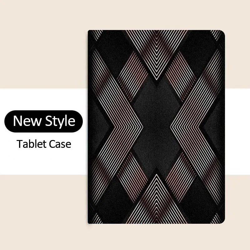 Patrón de grafito Hexagonal para Samsung Galaxy Tab S7 S8 S9 S10 11 12,4 13,1 FE Plus Lite pulgadas funda para tableta - imagen 4
