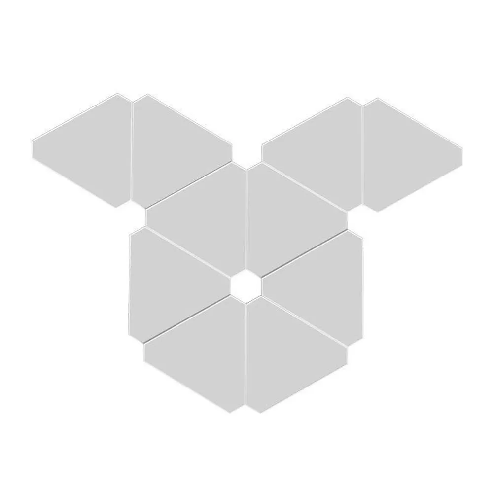 TuYa WIFI Bluetooth 5V USB lámparas triangulares atmósfera cuántica luz LED nocturna para juegos decoración de dormitorio lámparas de pared creativas - imagen 2