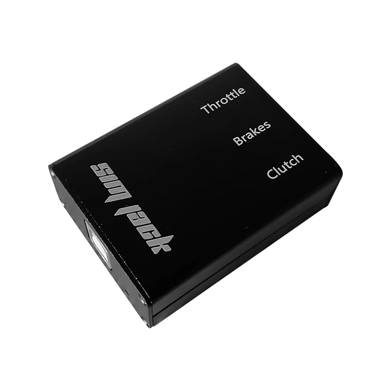 SimJack-simulador de volante de coche, base de velocidad, caja de control de pedal de celda de carga universal en línea