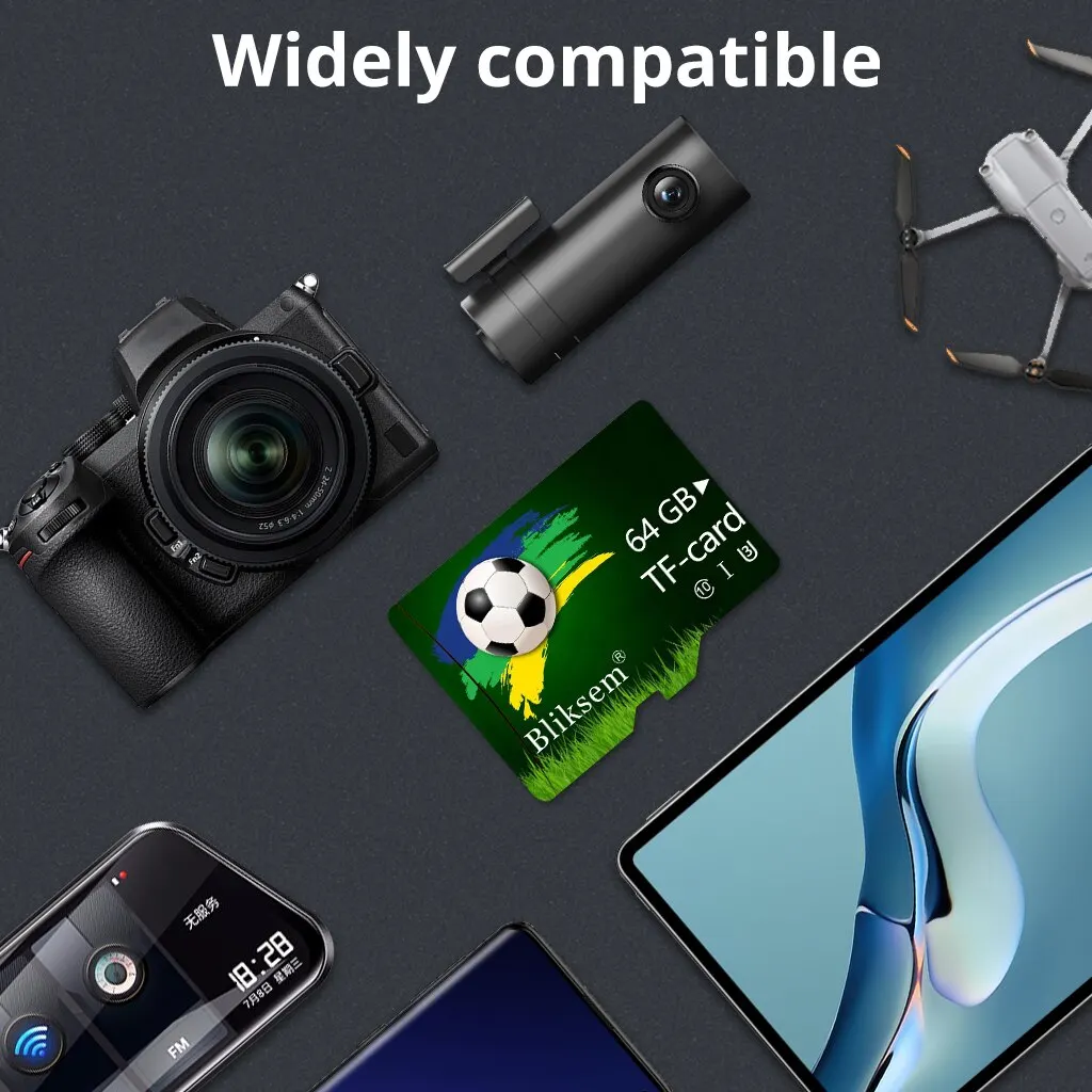 Bliksem-Mini tarjeta TF de 64GB, tarjeta de memoria A1 para equipo de vigilancia, teléfono celular, ordenador, tarjeta TF de alta velocidad, 64G, U3 - imagen 3