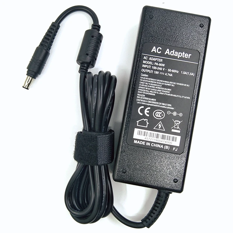 Adaptador de CA 90W 19V 4.74A5.5*3,0mm adaptador de corriente del cargador del ordenador portátil para Samsung R428 R410 G15 GT6000 M30 P10 UltraR60 + R65 R520 R528 - imagen 4
