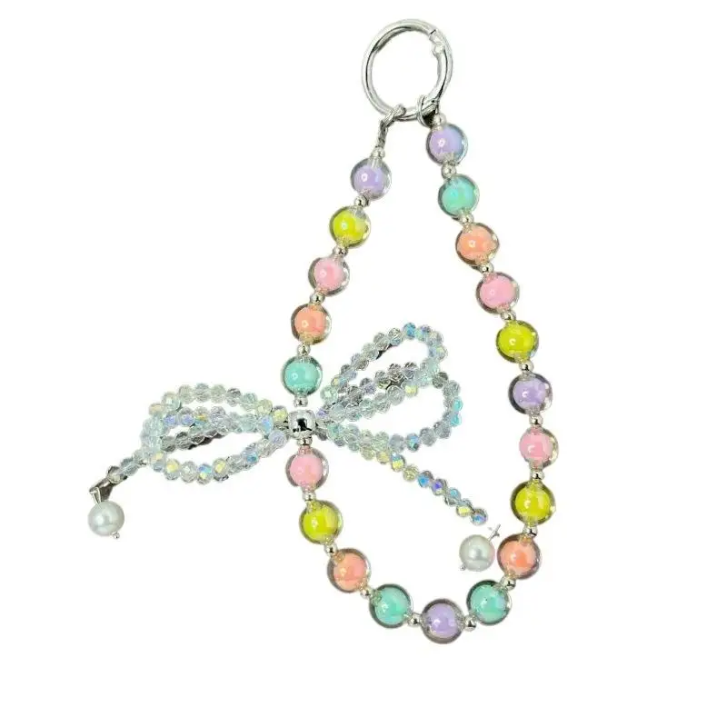 Cordón para teléfono móvil para mujer, correa larga para el cuello y el hombro, funda para teléfono con cuentas, cordón Universal, bolso cruzado, cadena decorativa - imagen 4