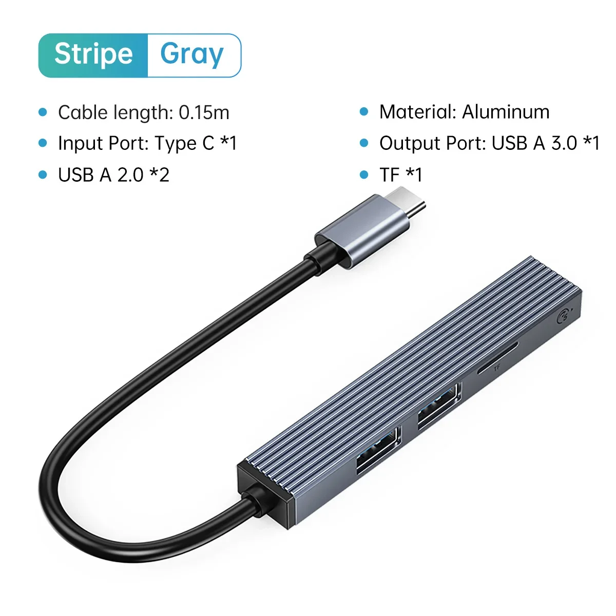 USB C Stripe TF