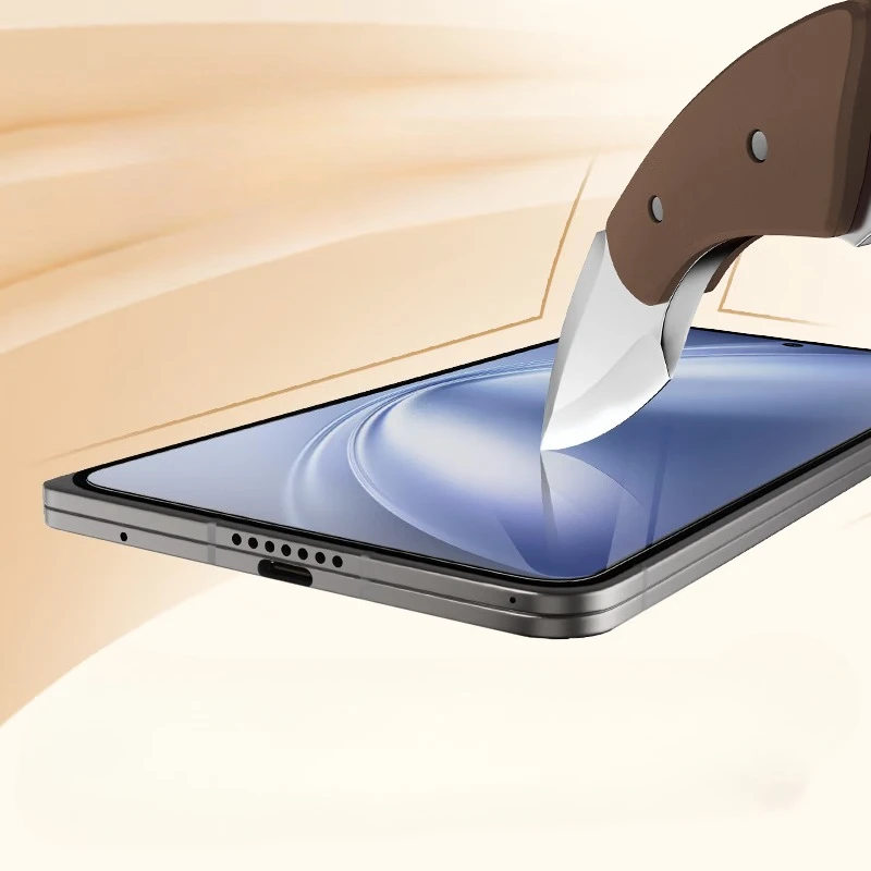 Para Vivo X Fold 5 3D curvado pegamento completo vidrio templado para Vivo X Fold5 protectores de pantalla sin polvo película Premium fácil instalación - imagen 5