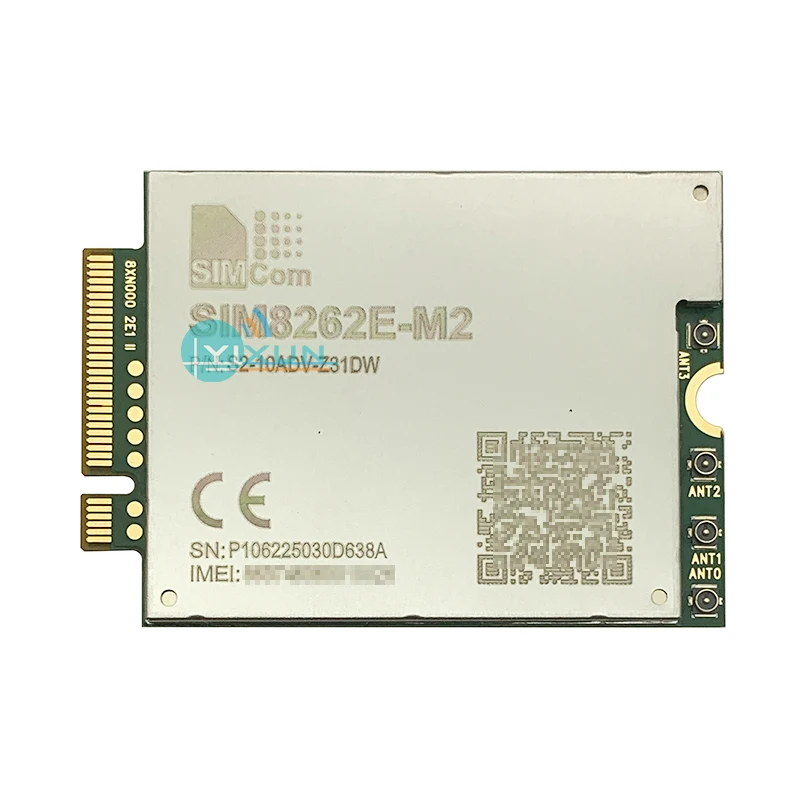 SIMCOM SIM8262E-M2 Módulo multibanda 5G NR/LTE-FDD/LTE-TDD/HSPA+ compatible con R16 5G NSA/SA Compatible con SIM7912G/SIM8200X-M2 - imagen 2