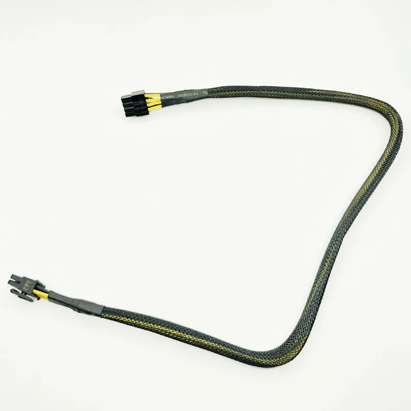 Cables de alimentación modulares CPU de manga negra de alta calidad 8PIN 4 + 4PIN Cable de alimentación de 8 pines a 8 pines para OCZ ZT/Great Wall 63CM 16AWG - imagen 4