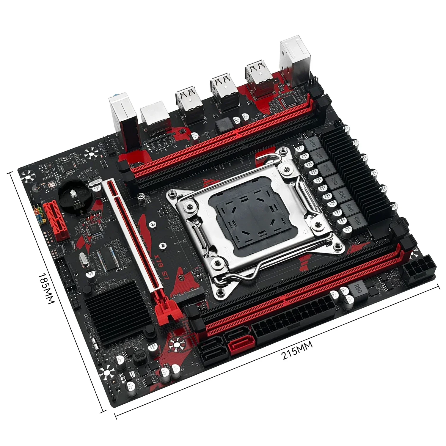 Placa base MACHINIST X79 S7 compatible con memoria RAM DDR3 ECC y procesador de CPU LGA 2011 Xeon E5 V2 USB2.0 SATA3 NVME M.2 - imagen 3