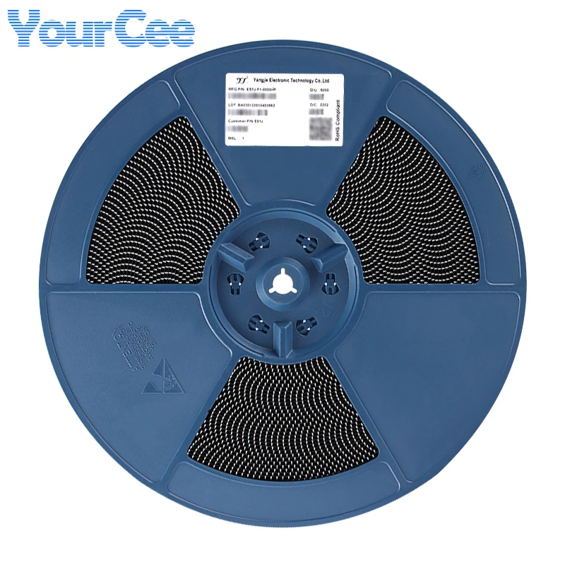 Chip de diodo rectificador de recuperación Ultra rápida, 50 piezas, ES1J, SMA, 600V, 1A - imagen 5