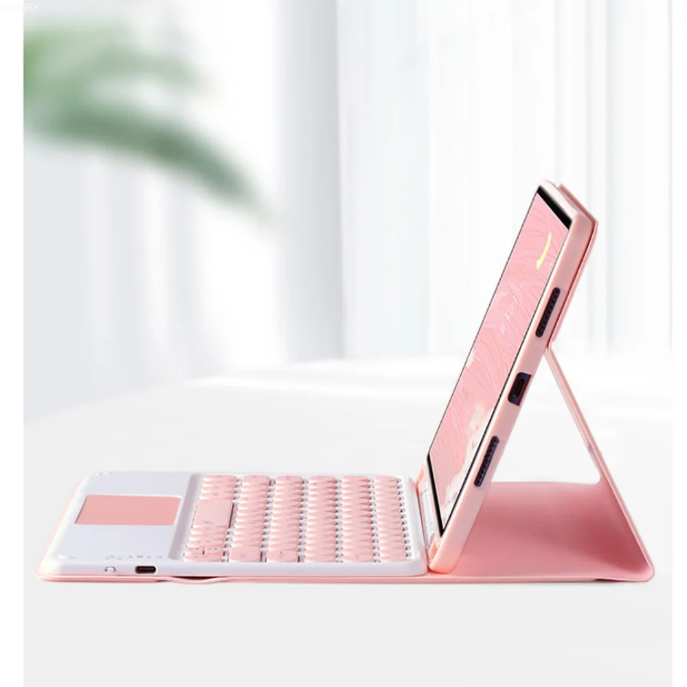 Funda con teclado para Samsung Galaxy Tab A9 + 11 A8 10,5 S6 Lite 10,4 S9 11 S7 S9 FE S7 S8 S9 Plus 12,4 S8 S9 Ultra 14,6 - imagen 5