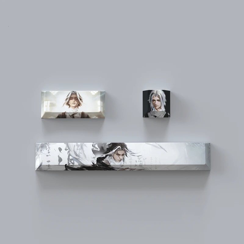 1 Juego de teclas Naraka Bladepoint 6.25U barra espacial 2.25U Enter ESC teclas para interruptor MX Cherry Profile R4 altura Keycap - imagen 3