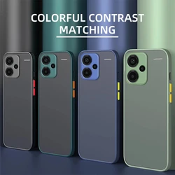 Xiaomi Redmi Note 13 Pro 5G Funda Mate Piel Armadura TPU Transparente