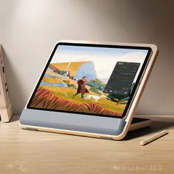 Soporte Madera iPad Pro 12,9 – Escritorio Dibujo Artístico