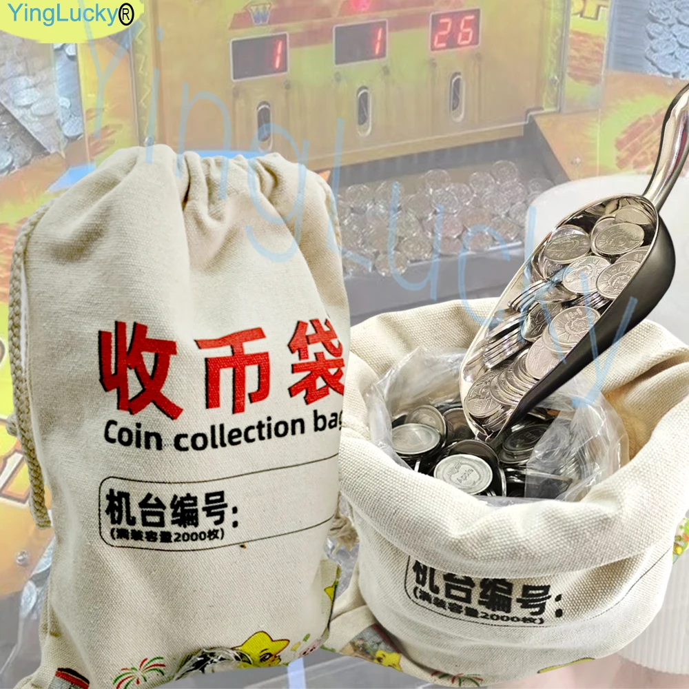 Bolsa de almacenamiento de token de juego Arcade, bolsa de monedas de arcade, bolsa de almacenamiento de token de juego, accesorios de máquina de juego operados con monedas - imagen 3