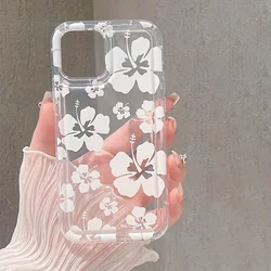 Funda iPhone Flores Transparente – Protección Golpes