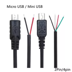Cable Adaptador Micro USB Mini 2.0 Macho-Hembra Carga Datos Android
