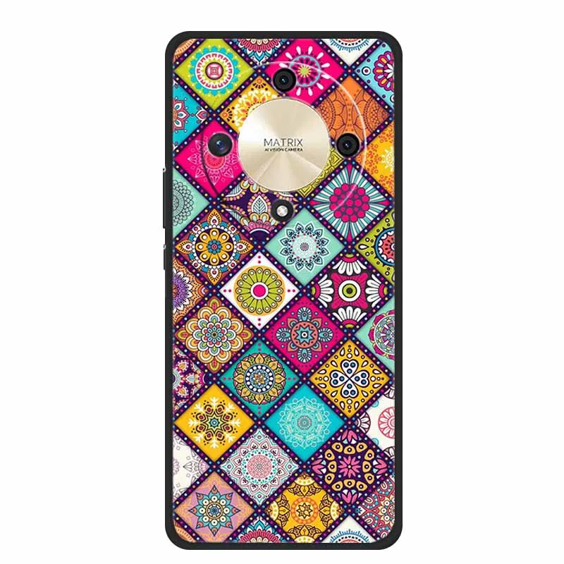 Funda trasera de silicona suave para teléfono móvil, carcasa a prueba de golpes con diseño de animales para Honor X9B 5G, 6,78 pulgadas - imagen 4