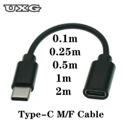 Cable extension USB-C macho a hembra - Carga rapida