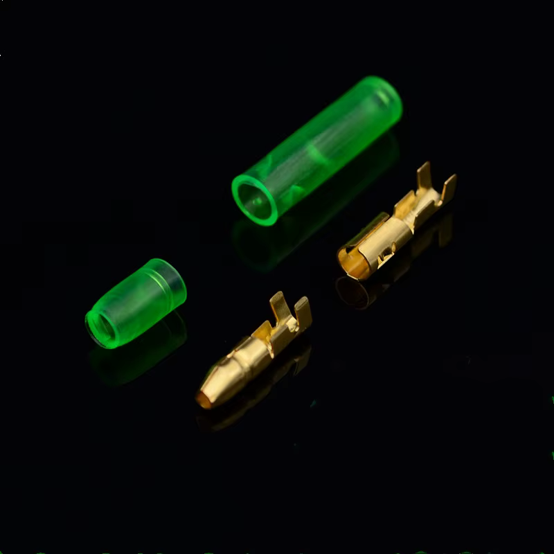 Terminales Bullet 4 mm para coche - Pines hembra y macho con funda - imagen 3
