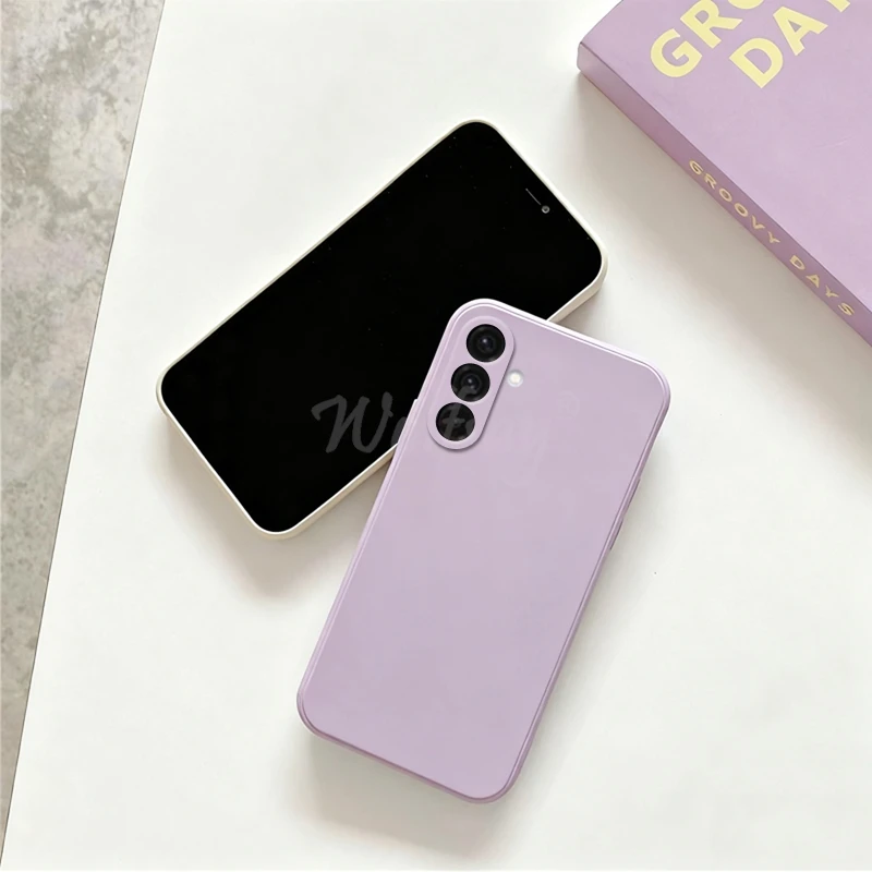 Para Samsung Galaxy S26 Funda de silicona líquida de goma lisa Funda Samsung Galaxy S26 Funda protectora de teléfono Funda S26 Ultra Edge - imagen 2