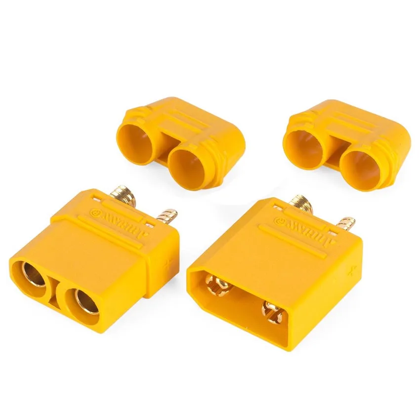 1 Juego de conectores de batería XT90 (XT90H), conector macho hembra chapado en oro de 4,5mm para batería modelo RC - imagen 5