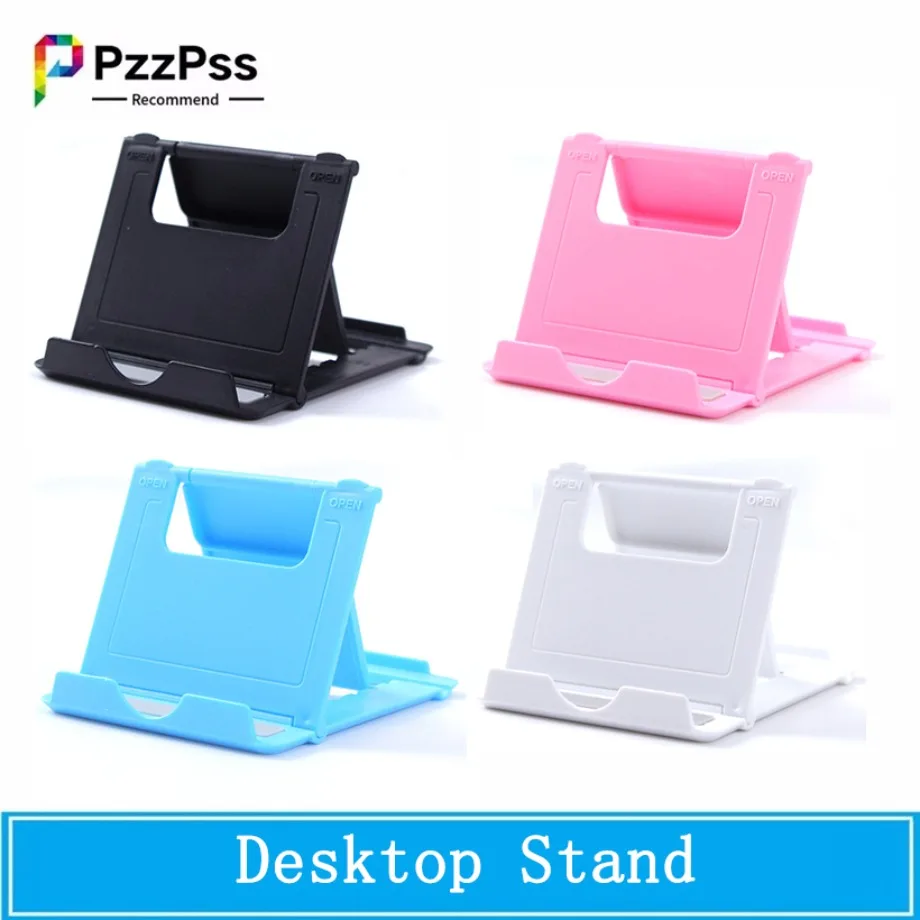 Soporte de escritorio para teléfono móvil, trípode para iPhone Xsmax 12 13 Pro, Huawei, Xiaomi Mi 9, soporte de escritorio plegable de plástico - imagen 2