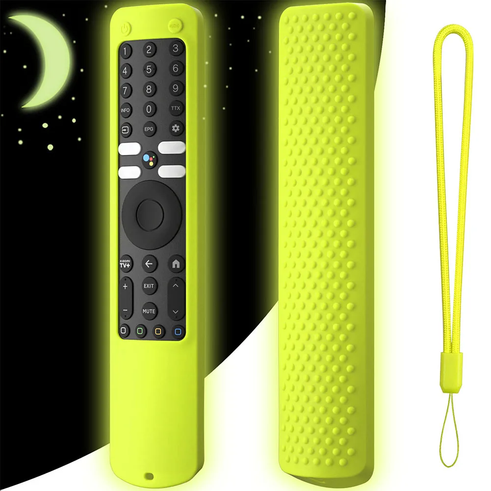 Funda de silicona para Xiaomi Ultra HD 4K QLED TV Q2 50 "55" 65 ", funda protectora anticaída con cordón antipérdida - imagen 2