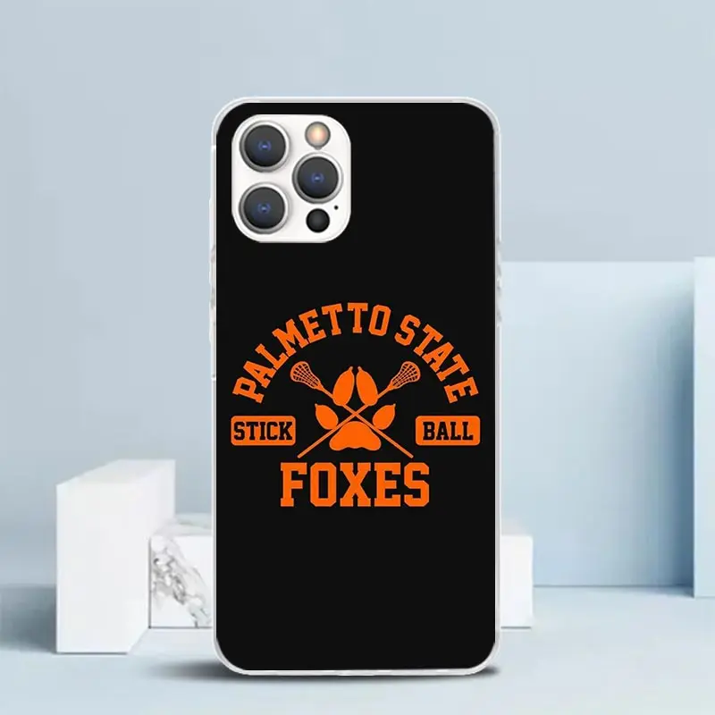 Andreil todo para el juego Palmetto State Foxes funda de teléfono de silicona para iPhone 17 16 16E 15 Pro Max 14 Plus 11 13 Mini 12 7 8 - imagen 3