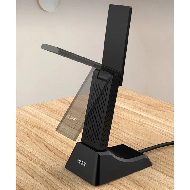 EDUP-receptor WIFI para deportes electrónicos de alta potencia, 1900M, tarjeta de red USB de doble banda, mejora de señal, tarjeta de red externa para ordenador