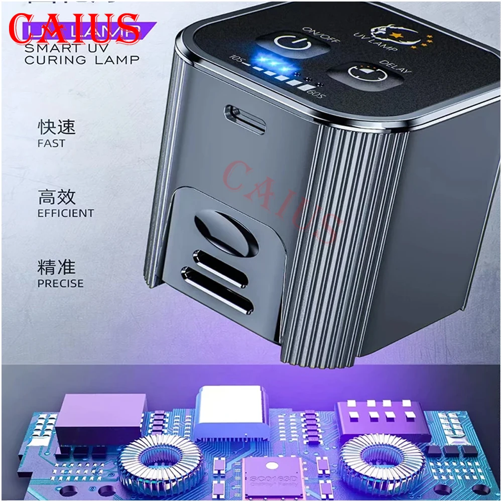 Nueva lámpara de curado de aceite verde inteligente UV, lámpara UV de aceite de soldadura, lámpara de curado adhesivo UV para placa base de teléfono, herramienta de reparación LCD PCB - imagen 2
