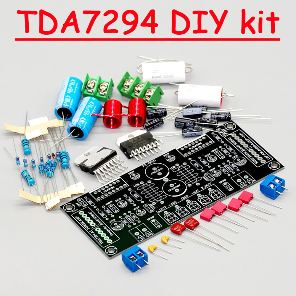 DC24V-36V TDA7294 100W + 100W Placa amplificadora de Audio de alta potencia de doble canal Kits de DC24-40V Mini amplificador de Audio placa de Kit DIY - imagen 4