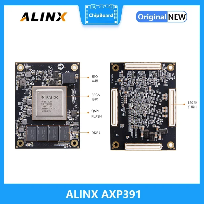 Alinx AXP391: Placas PANGOMICRO SoM Serie Titan2 PG2T390H Comunicación de fibra óptica PCIeAlinx - imagen 2