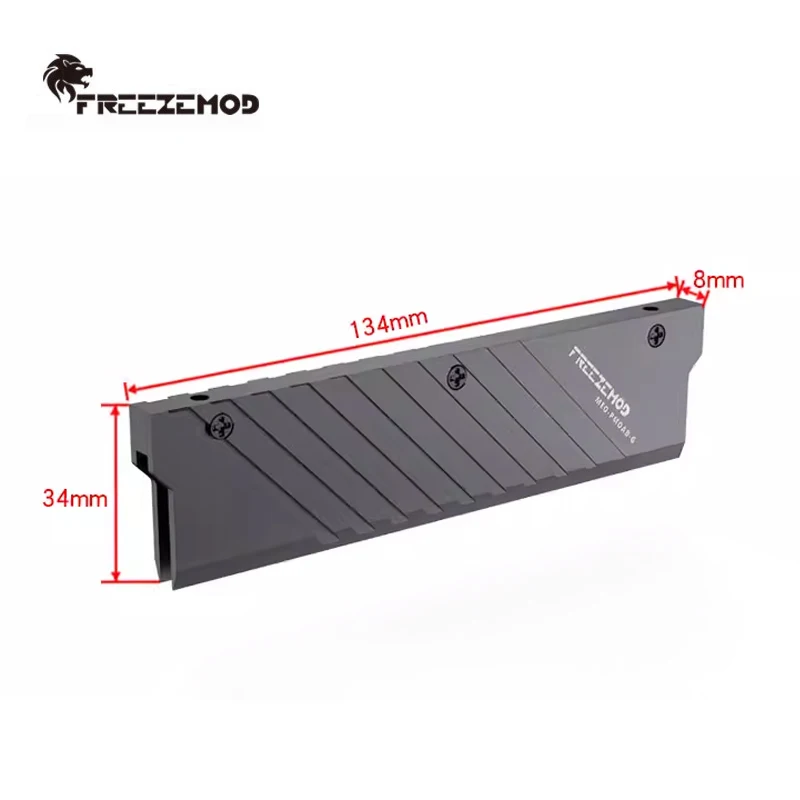 Armadura del módulo de memoria FREEZEMOD para disipador térmico RAM DDR5, bloque de refrigeración por agua usado combinado, MEO-PMOAB-G - imagen 2
