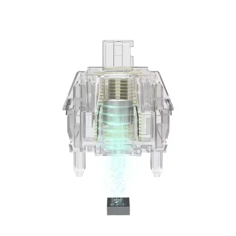 Interruptor Gateron MAX, interruptor magnético lineal RGB totalmente transparente, Sensor Hall HIFI personalizado, interruptor DIY para teclado magnético - imagen 4