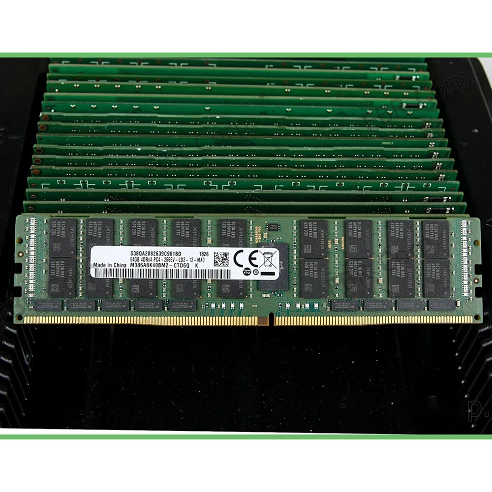 1 Uds. Para Samsung RAM 64GB 4DRx4 DDR4 2666 PC4-2666V memoria de servidor M386A8K40BM2-CTD6Q - imagen 4