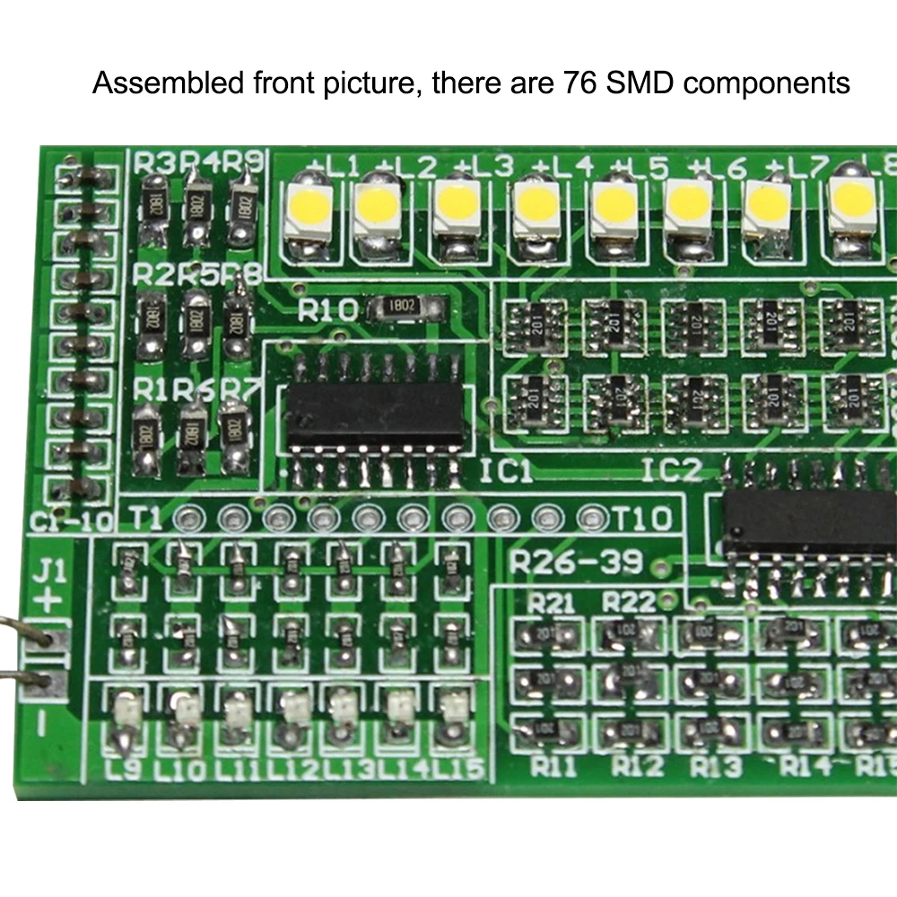 SMT SMD Kit de práctica de Proyecto de soldadura de componentes, placa de resistencia, Transistor de diodo, Kit electrónico de bricolaje, aprendizaje de soldadura - imagen 2