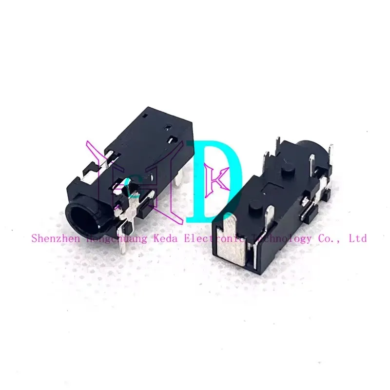 5 uds 3,5mm base de audio PJ-328B PJ-383 enchufable doble columna doble canal cuatro segmentos toma de auriculares altavoz PJ-342 - imagen 3