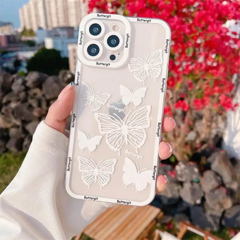 Funda bonita de pareja de mariposas para Samsung Galaxy A55 A54 A35 A23 A24 S24 Ultra S22 S23 Plus S20 S21 FE A33 A52 A53 A52S 5G - imagen 3