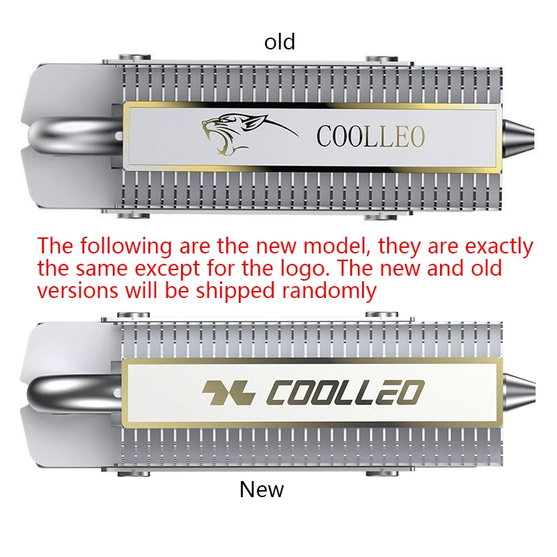 COOLLEO HR-09 M.2 2280 SSD disipador de calor totalmente galvanizado soldadura por reflujo AGHP HeatPipe 2280 NVMe SSD enfriador - imagen 2