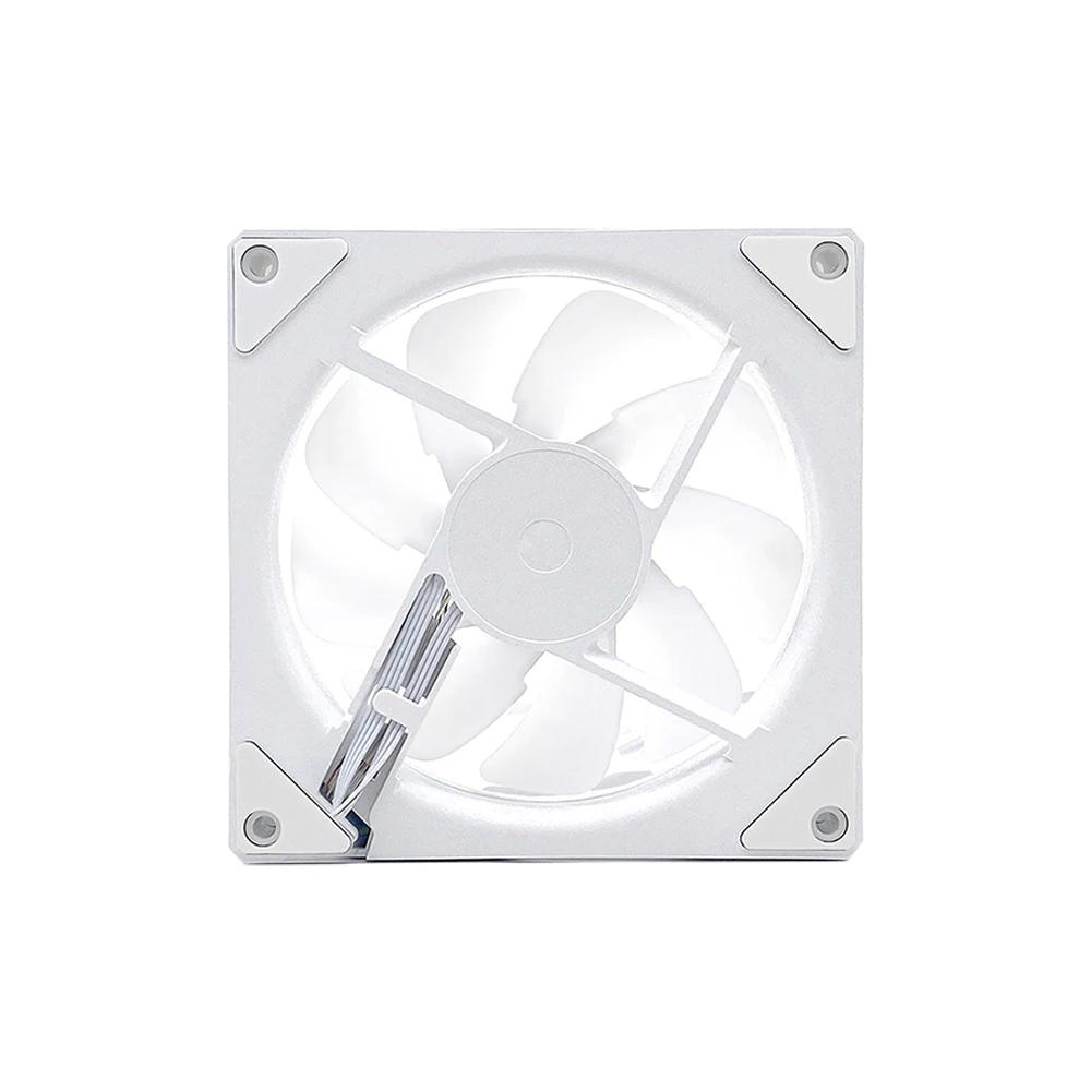 Ventilador de refrigeración para PC, 5V, 3 pines, ARGB, efecto de luz de ciclo de espejo, 650-1800RPM, PWM, 140mm, ventilador enfriador inverso/avance - imagen 3