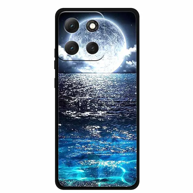 Para Moto G86 Power 5G funda animales silicona suave TPU fundas de teléfono para Motorola G86 Power a prueba de golpes Cool Wolf funda protectora - imagen 2