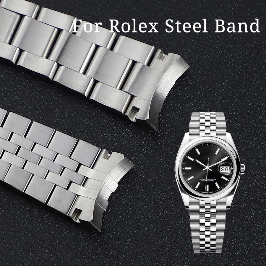 Correas de reloj para Relox SUB DAYTONA NH35 NH36 para hombre, correa de reloj con cierre de bloqueo deslizante, pulsera de reloj sólida de acero inoxidable 904L de 20mm y 21mm - imagen 2