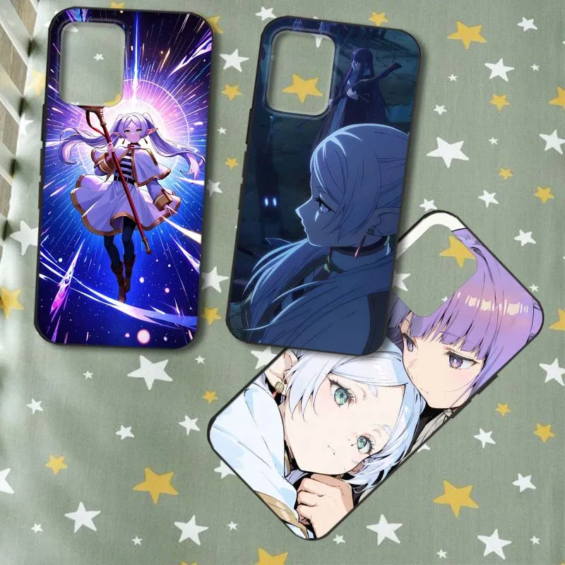 Funda de Anime japonés Frieren para Motorola X40 X30 S30 G9 G82 G8 G71 S60S G52 G51 G50 G5 G42 G32 G30 G22 G14 Pro 5G