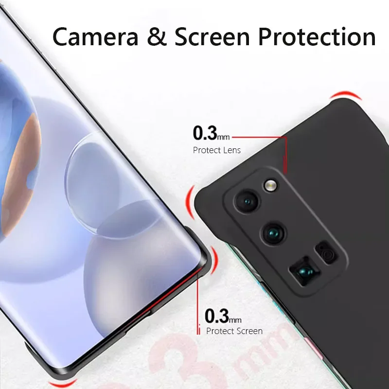 Funda trasera de PC dura mate delgada sin marco para Honor 30 Pro Plus Honor30 Pro + Fundas a prueba de golpes Coque - imagen 4